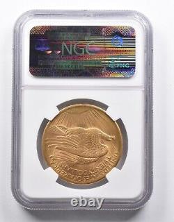 MS61 1907 $20 Saint-Gaudens Gold Double Eagle NGC 0959