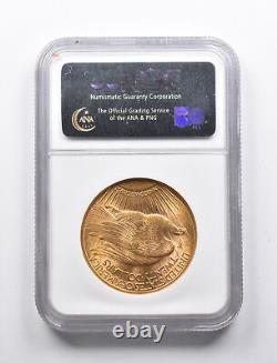 MS61 1913 $20 Saint-Gaudens Gold Double Eagle NGC 1335
