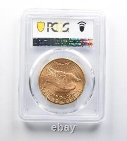 MS63 1909-S $20 Saint-Gaudens Gold Double Eagle PCGS 0276