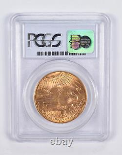 MS63 1920 $20 Saint-Gaudens Gold Double Eagle CAC PCGS 2295