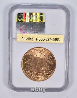 MS64 1914-S $20 Saint-Gaudens Gold Double Eagle NGC 2360