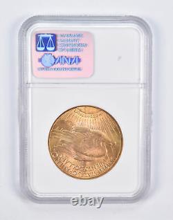 MS64 1922 $20 Saint-Gaudens Gold Double Eagle NGC 2150
