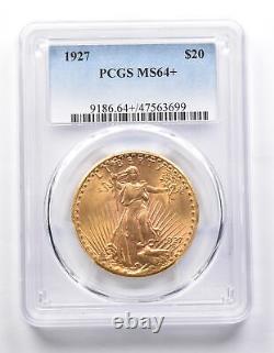 MS64+ 1927 $20 Saint-Gaudens Gold Double Eagle PCGS 6435