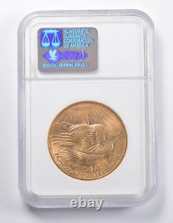MS65 1908 $20 Saint-Gaudens Gold Double Eagle No Motto NGC 5080