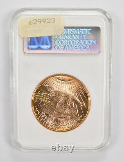 MS65 1910-D $20 Saint-Gaudens Gold Double Eagle CAC Graded NGC 9979