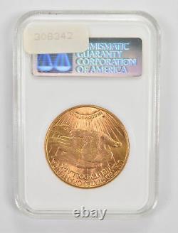 MS65 1915-S $20 Saint-Gaudens Gold Double Eagle Graded NGC 9982