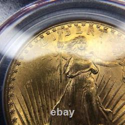 MS65 GEM BU 1924 Saint St. Gaudens Double Eagle $20 gold US coin PCGS MS 65
