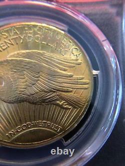 MS66 GEM+ BU 1927 Saint St. Gaudens Double Eagle $20 gold US coin PCGS MS 66