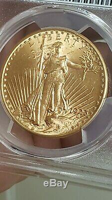PCGS MS 64 1923 D 20$ St GAUDENS GOLD DOUBLE EAGLE
