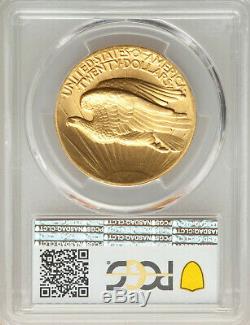 RARE Key 1907 High Relief Flat Edge PCGS MS65 $20 St Gaudens Gold Double Eagle