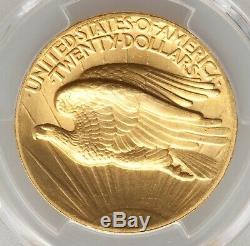RARE Key 1907 High Relief Flat Edge PCGS MS65 $20 St Gaudens Gold Double Eagle