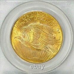 Rare 1908 No Motto Saint-gaudens Gold Double Eagle Pcgs Ms 63 $2,788.88