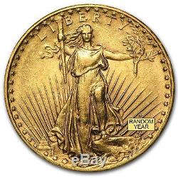 SPECIAL PRICE! $20 Saint-Gaudens Gold Double Eagle AU (Random Year)