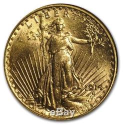SPECIAL PRICE! $20 Saint-Gaudens Gold Double Eagle MS-63 NGC (Random Year)