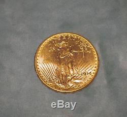 Saint Gaudens 1914 D (denver) Gold Coin $20 Double Eagle Rare Fa-6