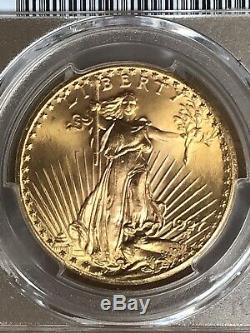 Superb 1927 $20 Saint Gaudens Gold Double Eagle PCGS MS65+ Plus! 36788811