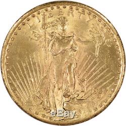 US Gold $20 Saint-Gaudens Double Eagle Almost Uncirculated