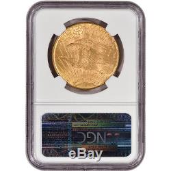 US Gold $20 Saint-Gaudens Double Eagle NGC MS61 Random Date