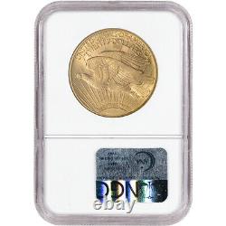 US Gold $20 Saint-Gaudens Double Eagle NGC MS62 Random Date
