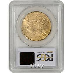 US Gold $20 Saint-Gaudens Double Eagle PCGS MS62 1908 No Motto