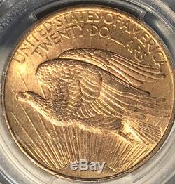 US Gold $20 Saint-Gaudens Double Eagle PCGS MS65 1908 No Motto