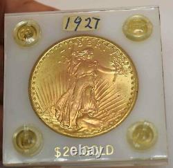 United States 1927 Gold Saint Gaudens Double Eagle $ 20 Dollar Coin