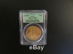 WOW! 1908 NM $20 PCGS MS 65 Gold St Gaudens Double Eagle, Old Green Holder Saint